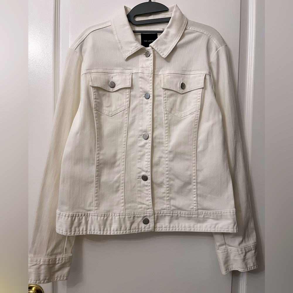 The Limited Cream White Denim Jacket